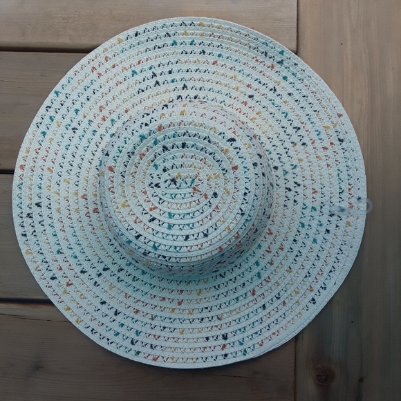 Loft Multicolor Floppy Straw Hat - Picture 4 of 7